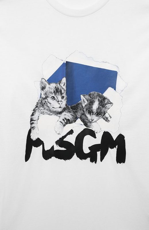 Хлопковый лонгслив MSGM kids 3