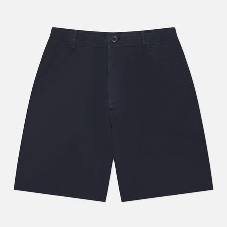 Мужские шорты Norse Projects Kvitfjell Relaxed Cotton Twill, цвет синий