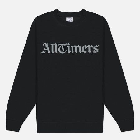 Мужская толстовка Alltimers Times Crew, цвет чёрный