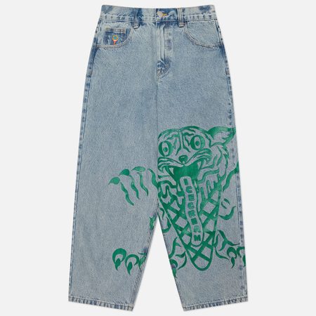 Мужские джинсы ICECREAM Triple Scoop Denim, цвет синий