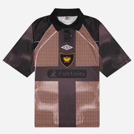Мужское поло Umbro Cult Unity Check, цвет коричневый