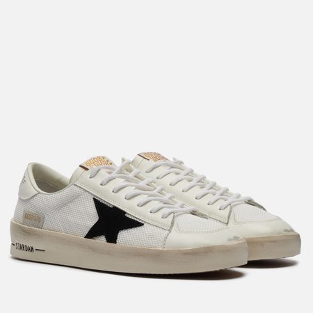 Мужские кроссовки Golden Goose Stardan Suede Star, цвет белый