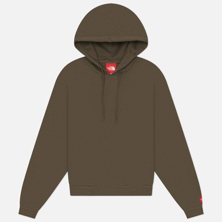 Мужская толстовка The North Face TNF Red Box Hoodie, цвет оливковый