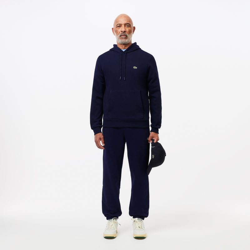 Мужское худи Lacoste классического кроя с флисом 4