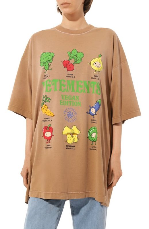 Хлопковая футболка VETEMENTS 3