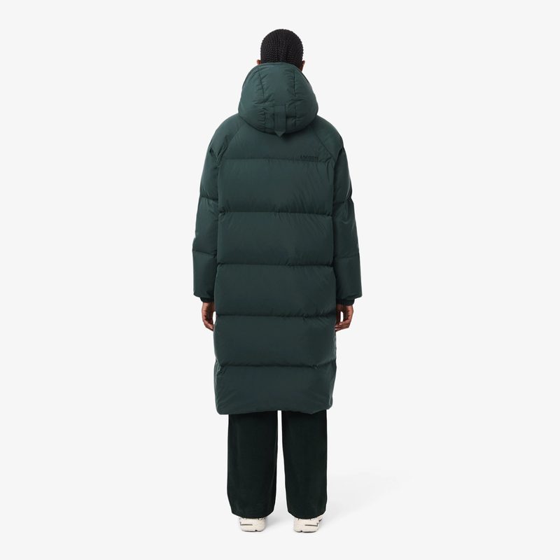 Женская парка Lacoste с капюшоном 2