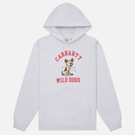 Мужская толстовка Carhartt WIP Hooded Wild Dog, цвет серый