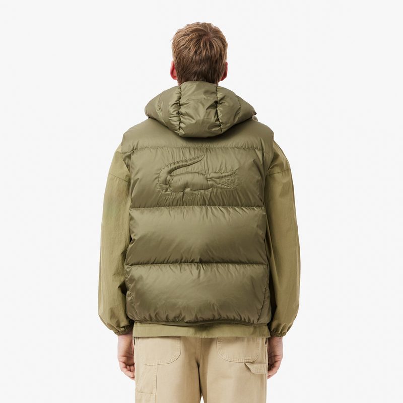 Мужской влагоотталкивающий жилет Lacoste с капюшоном 2