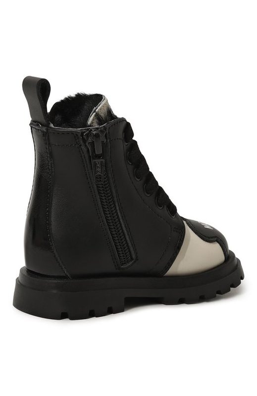 Кожаные ботинки Moschino 3