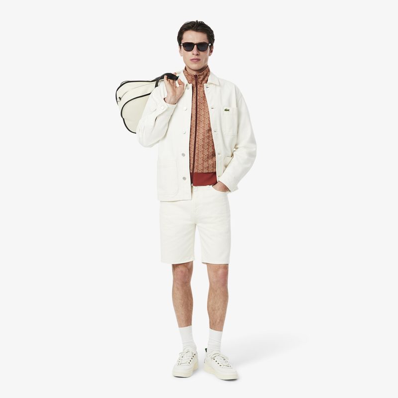 Мужская жаккардовая толстовка Lacoste PARIS с монограммой 4