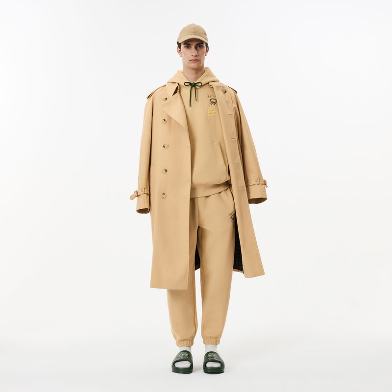 Хлопковое худи Lacoste унисекс с капюшоном 4