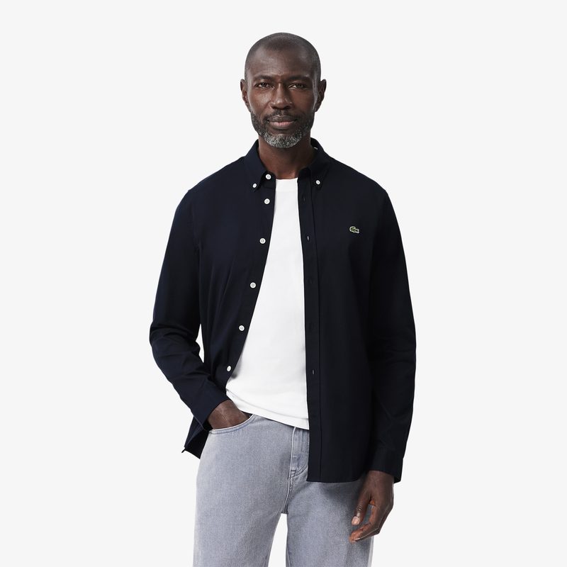 Мужская хлопковая рубашка Lacoste