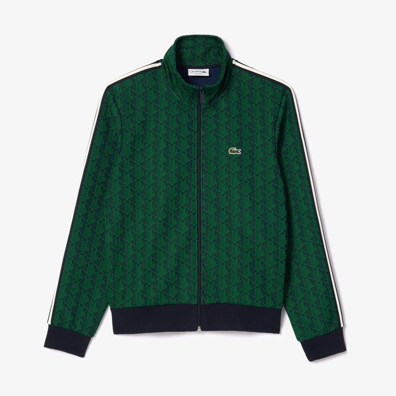 Мужская жаккардовая толстовка Lacoste PARIS с монограммой 5