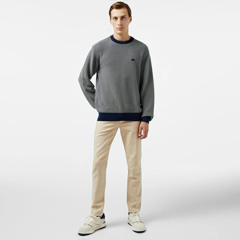 Мужской свитер Lacoste свободного кроя 4