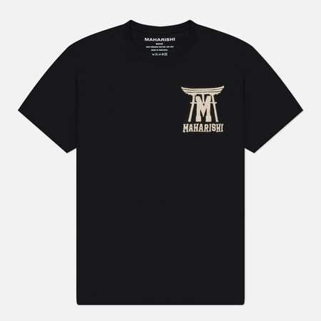 Мужская футболка maharishi Temple M Vintage, цвет чёрный