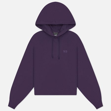 Женская толстовка Y-3 Brushed Terry Relaxed Hoodie, цвет фиолетовый