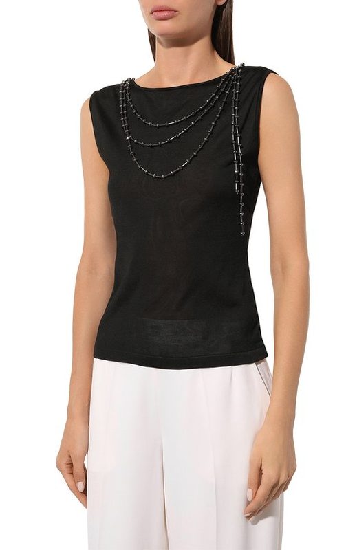 Топ из вискозы Alberta Ferretti 3