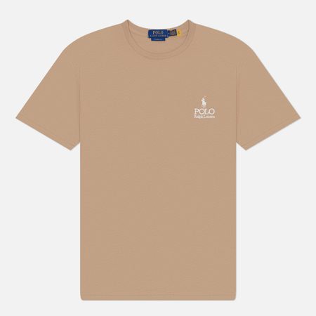 Мужская футболка Polo Ralph Lauren Crew Neck Classic Fit, цвет бежевый