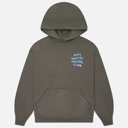 Мужская толстовка Anti Social Social Club Distressed Hoodie, цвет серый