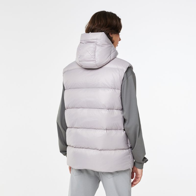Мужская стёганая жилетка Lacoste с капюшоном 2