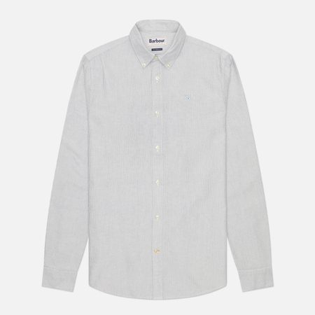 Мужская рубашка Barbour Striped Oxford Tailored, цвет голубой