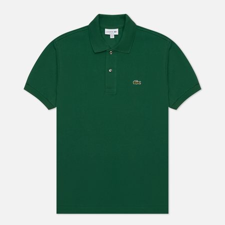 Мужское поло Lacoste L.12.12 Classic Fit, цвет зелёный