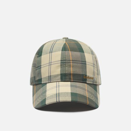 Кепка Barbour Telfield Tartan, цвет зелёный