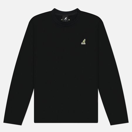 Мужской лонгслив Kangol Logo, цвет чёрный
