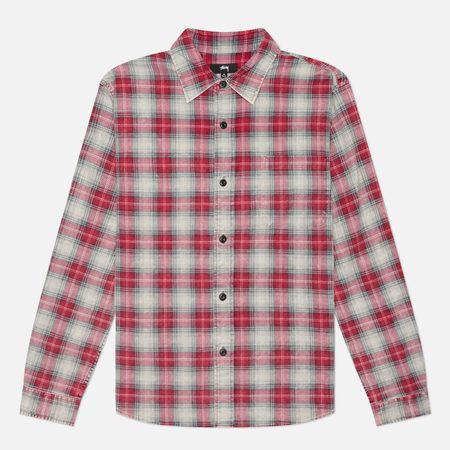 Мужская рубашка Stussy Dax Plaid, цвет красный