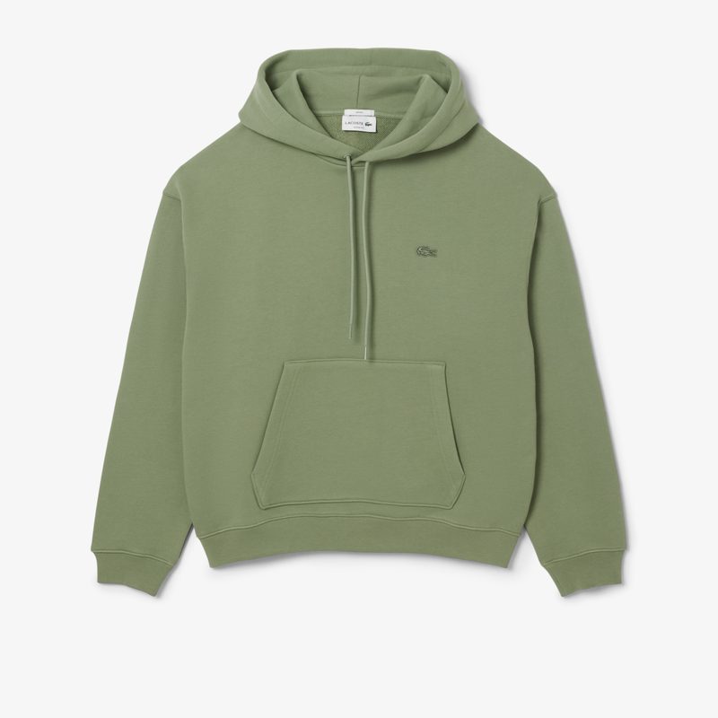 Хлопковый свитшот Lacoste унисекс свободного кроя 4