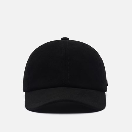 Кепка Paul Smith Signature Stripe Trim Suede Baseball, цвет чёрный