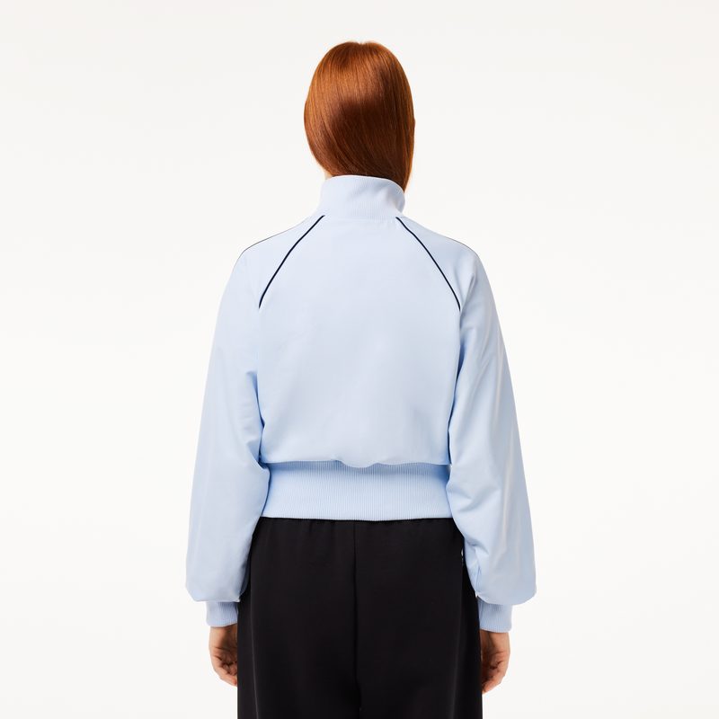 Женская короткая спортивная куртка Lacoste свободного кроя 2