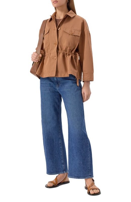 Куртка из хлопка и льна Weekend Max Mara 2