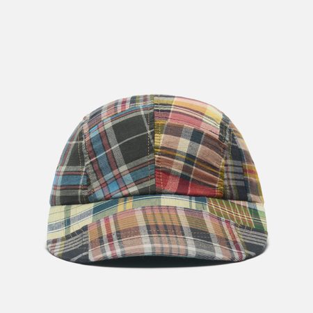 Кепка Polo Ralph Lauren Long-Bill Patchwork Madras, цвет зелёный