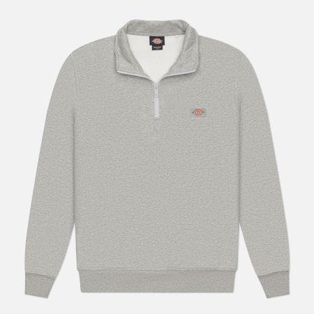 Мужская толстовка Dickies Oakport Quarter Zip, цвет серый