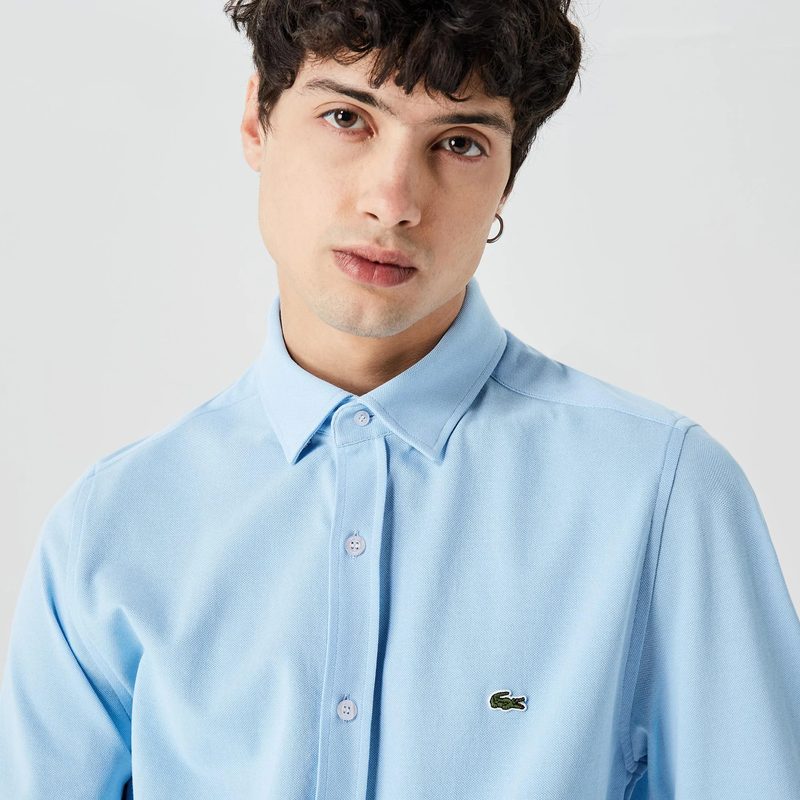 Мужская рубашка Lacoste приталенного кроя 4