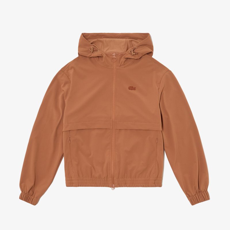 Женская лёгкая куртка Lacoste с капюшоном 5
