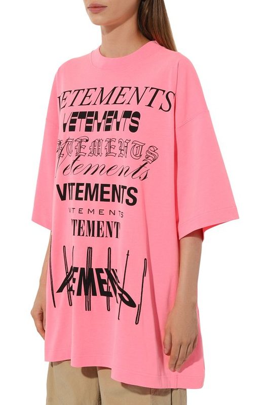 Хлопковая футболка VETEMENTS 3