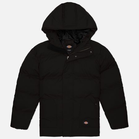 Женский пуховик Dickies Eagleville Hooded Puffer, цвет чёрный