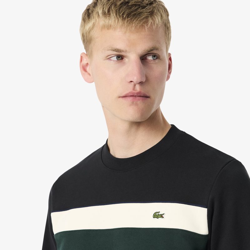 Мужской флисовый свитшот Lacoste стандартного кроя 2