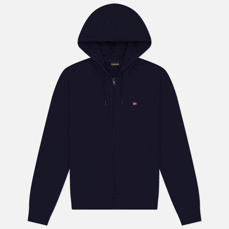 Мужская толстовка Napapijri Balis Full-Zip Summer Hoodie, цвет синий