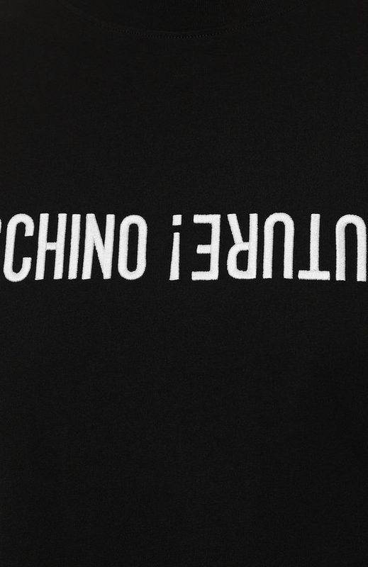 Хлопковая футболка Moschino 5