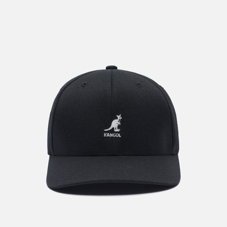 Кепка Kangol Wool Flexfit Baseball, цвет чёрный