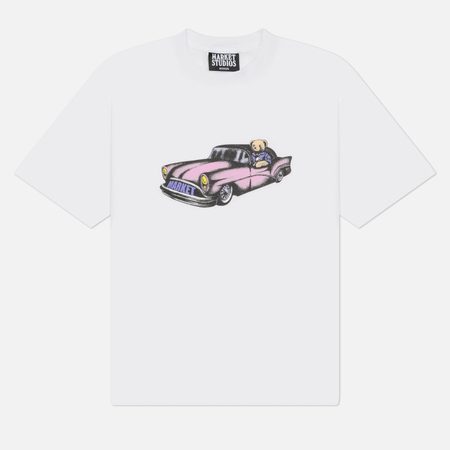 Мужская футболка MARKET Lowrider Bear, цвет белый