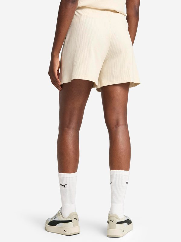 Шорты спортивные женские PUMA Ess Elevated, Бежевый 2