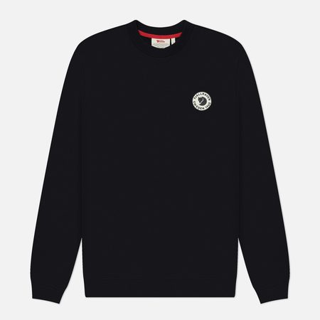 Мужская толстовка Fjallraven 1960 Logo Badge, цвет чёрный