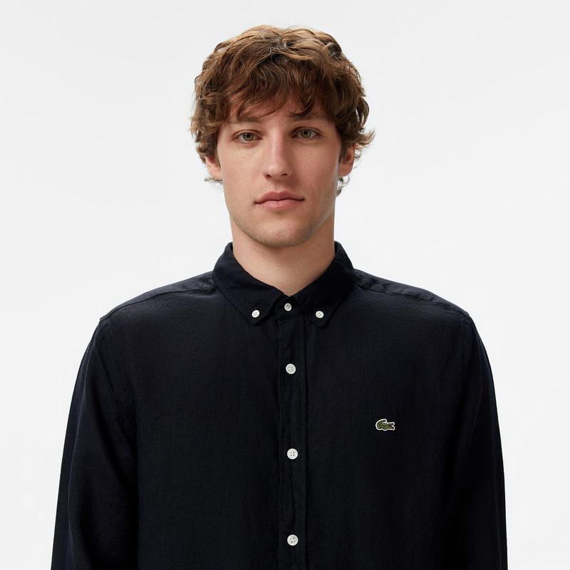 Мужская льняная рубашка Lacoste 3