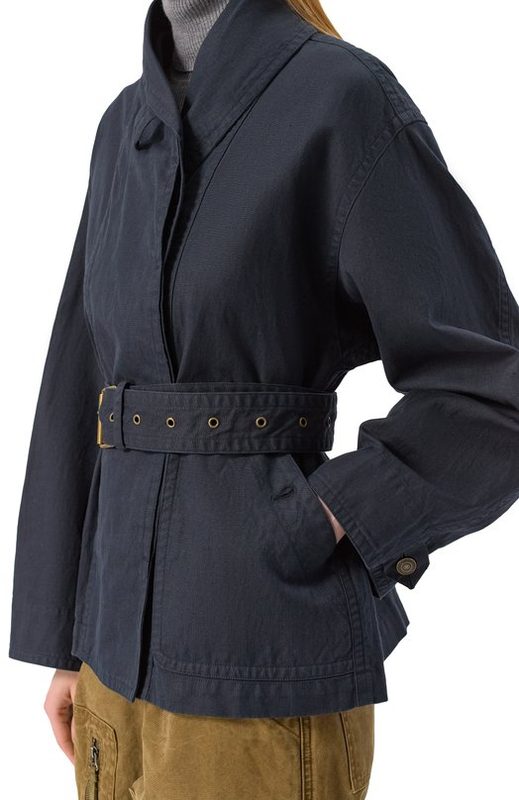 Куртка изо льна и хлопка Isabel Marant Etoile 5