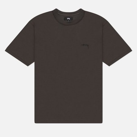 Мужская футболка Stussy Lazy, цвет чёрный
