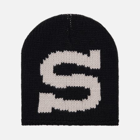 Шапка Stussy Skullcap Burly S, цвет чёрный